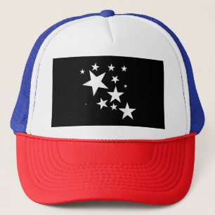 Casquette Étoiles Blanches Star-Motif-Design Costume cadeau