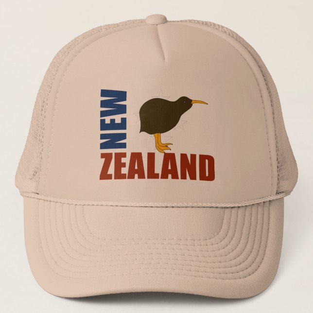 Casquette Étoiles Kiwi de Nouvelle-Zélande (Devant)