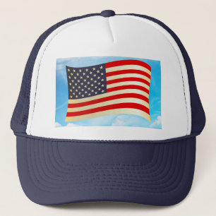 Casquette Étoiles Rayures Drapeau Américain Honneur Liberté