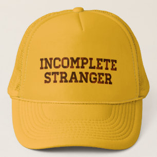 Casquette Étranger incomplet
