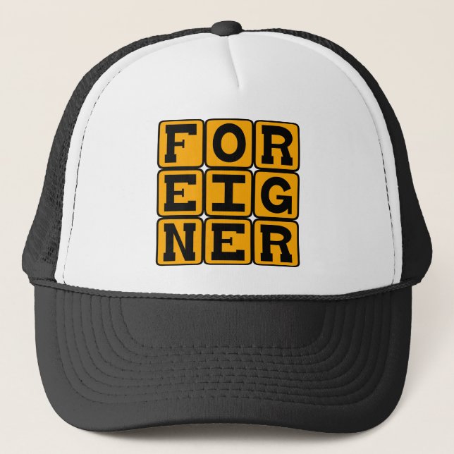 Casquette Étranger, Outsider (Devant)