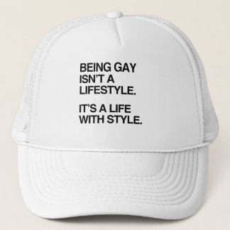 CASQUETTE ÊTRE GAY N'EST PAS UN MODE DE VIE