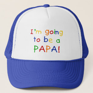 Casquette Être un Papa - Couleurs primaires