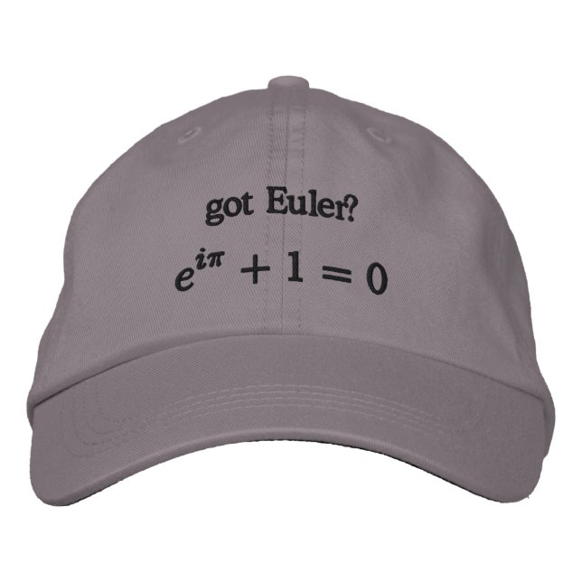 Casquette : Euler obtenu ? (Devant)
