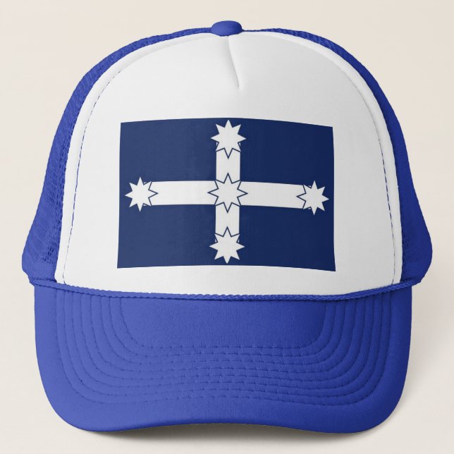 Casquette Eureka Drapeau bleu/blanc (Devant)