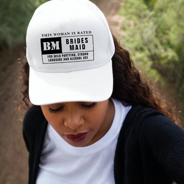 Casquette Évaluation demoiselle d'honneur enterrement de vie (Bridesmaid Rating Bachelorette Party Trucker Hat
)