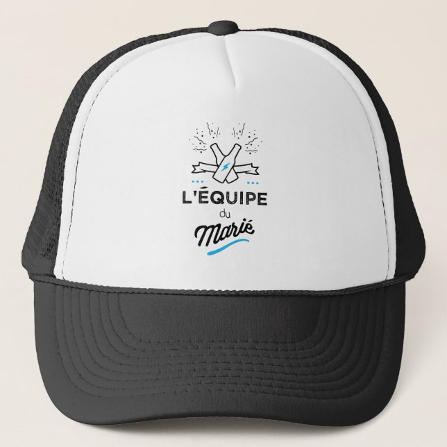 Casquette EVG l'équipe du marié (Devant)