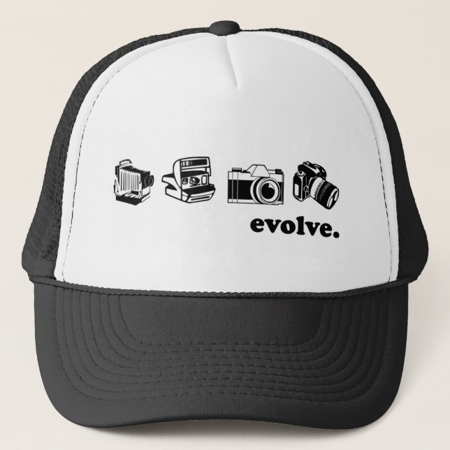 Casquette Évolution d'appareil-photo (Devant)