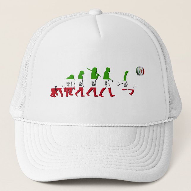 Casquette Évolution des cadeaux italiens de l'Italie Calcio (Devant)