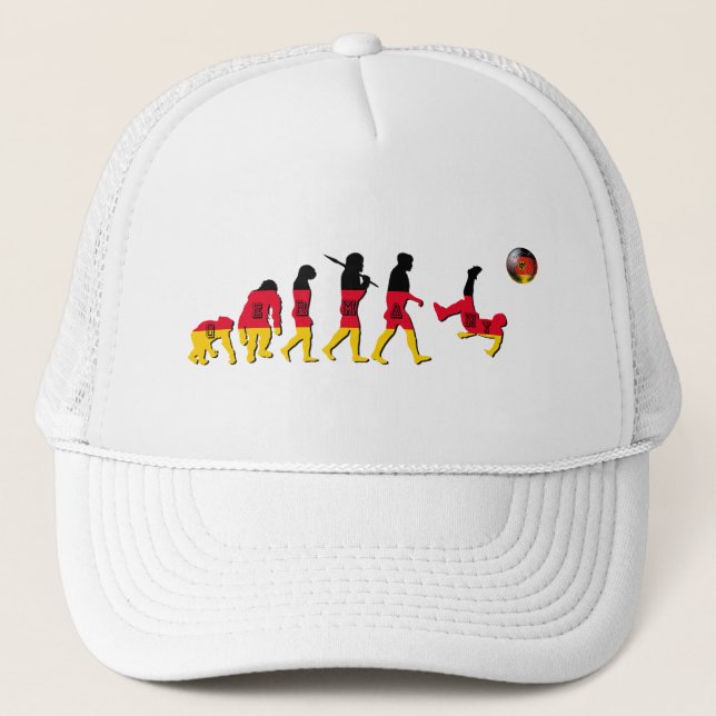 Casquette Évolution du football allemand (Devant)