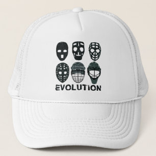 Casquette Évolution du masque de gardien de hockey