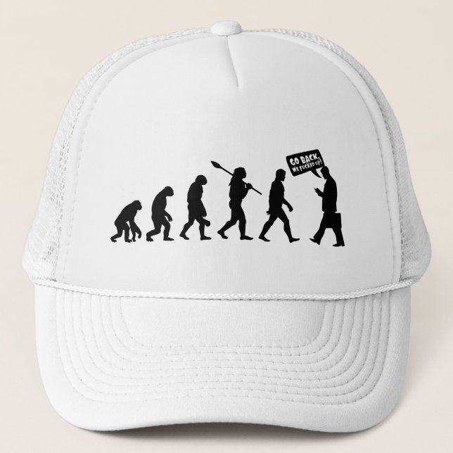 Casquette Évolution Ironie Silhouette (Devant)