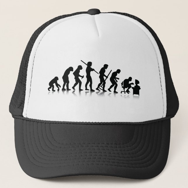 Casquette Évolution nerd (Devant)