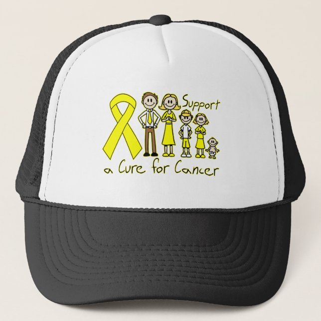 Casquette Ewings Famille Sarcoma Supporter Un Traitement (Devant)