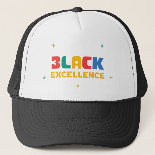 Casquette Excellence noire (Devant)