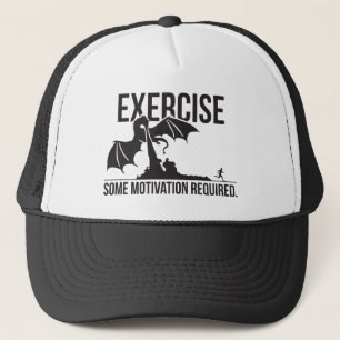 Casquette Exercice, Motivation Requise, Dragon - Drôle