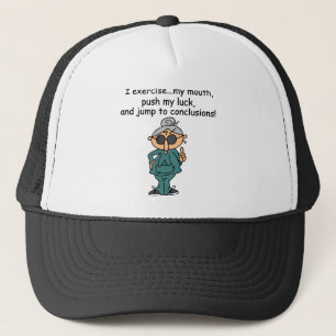 Casquette Exercice, poussée, humour de saut