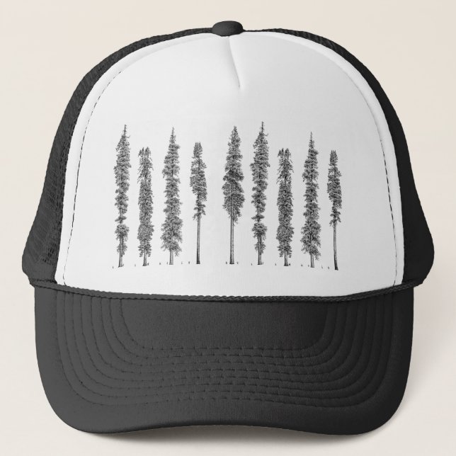 Casquette Exode urbain - arbres (Devant)