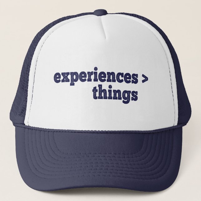 Casquette Expériences > Choses (Devant)