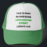 Casquette expert du tondeuse à gazon, génial<br><div class="desc">expert en tondeuse de gazon</div>