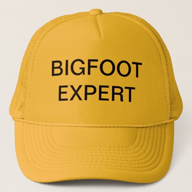 CASQUETTE EXPERT EN MATIÈRE DE BIGFOOT (Devant)