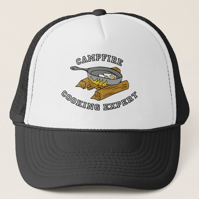 Casquette Expert en matière de cuisine de feu de camp (Devant)