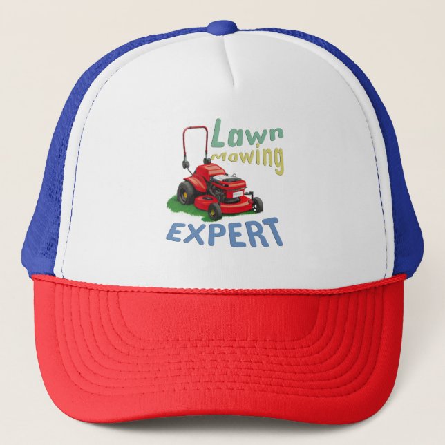 Casquette Expert en sciage de pelouse (Devant)