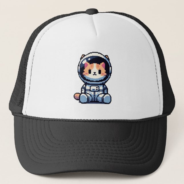 Casquette Explorateur de chats cosmiques (Devant)