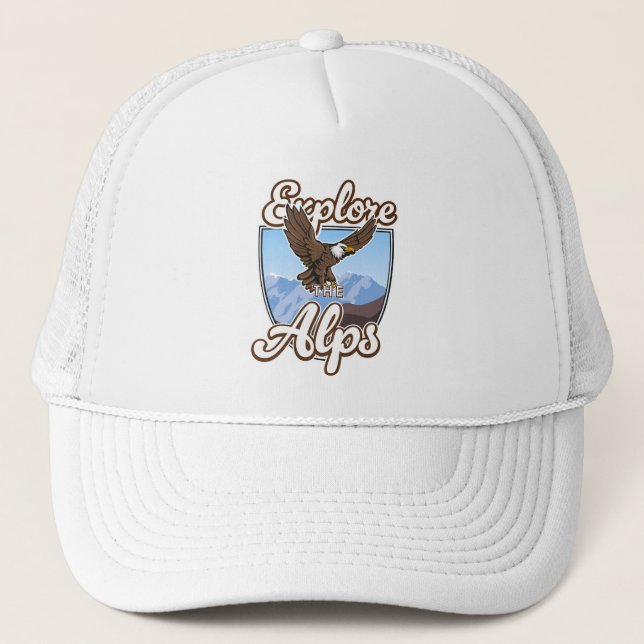 Casquette Explorer les Alpes  (Devant)