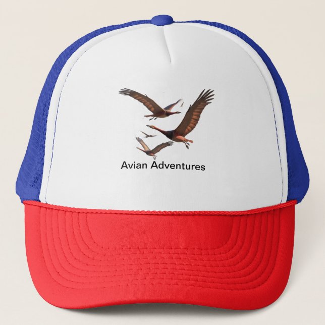 Casquette : 🐦 Explorez le monde majestueux des oiseaux 🦢 (Devant)
