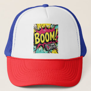 Casquette Explosion Rétro Boombox