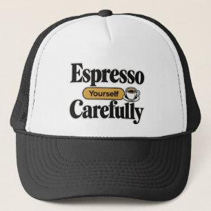 Casquette Exprimez-vous avec soin Café drôle + Perso