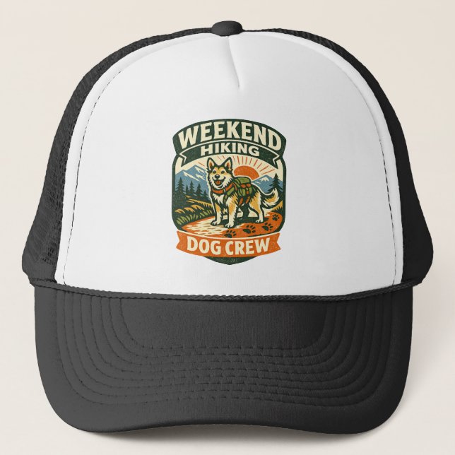 Casquette Extérieure pour Chiens de Randonnée du W (Devant)