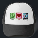 Casquette Exterminator Peace Love Pest Control Company<br><div class="desc">Peace Love Pest Control conception pour un exterminateur. Un cadeau de travailleur d'entreprise d'extermination cool.</div>