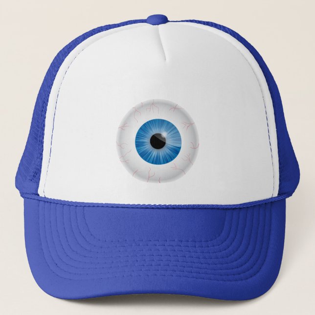 Casquette Eyeball Bleu Blookshot (Devant)