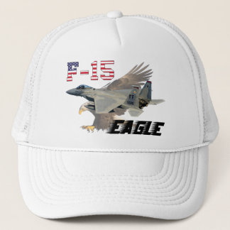 Casquette F-15C Eagle USAF Background Bald Eagle