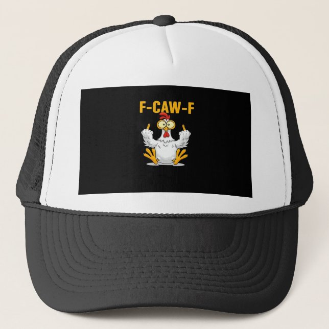 Casquette F-Caw-F-Chicken Essential Funny Trendy (Devant)