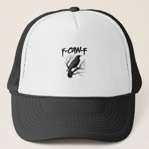 Casquette F Caw F Corbeau, F-Caw-F Oiseau Drôle qui dit Mème