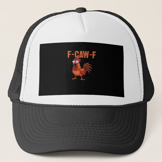 Casquette F Caw F Funny Chicken Classic Trendy Modern Style (Devant)