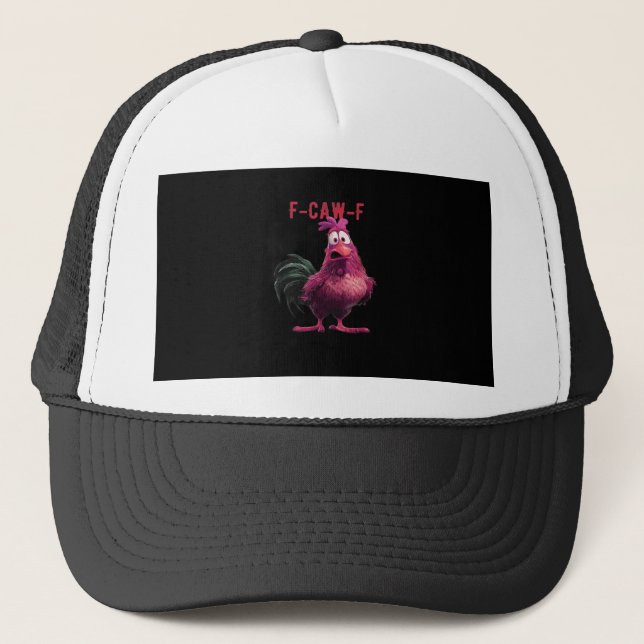 Casquette F-Caw-F-Poulet Essentiel Esthétique Unique (Devant)