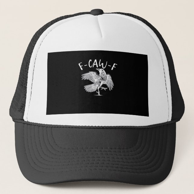 Casquette F-Caw-F Raven Vintage Graphic (Devant)
