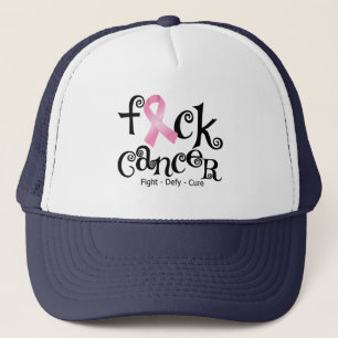 Casquette F*CK Breast Cancer (Pink Ribbon)