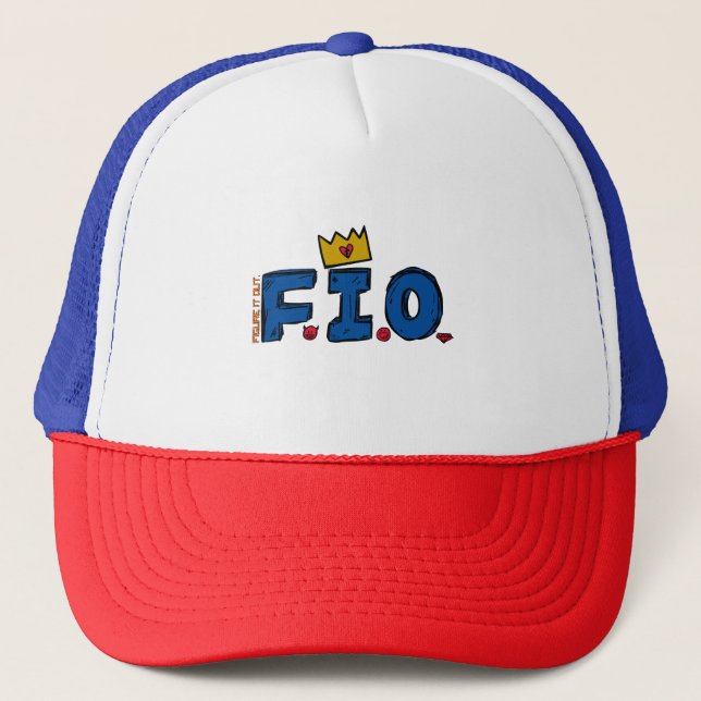 Casquette F.I.O. “Figure It Out” - Cap Minimalist  (Devant)