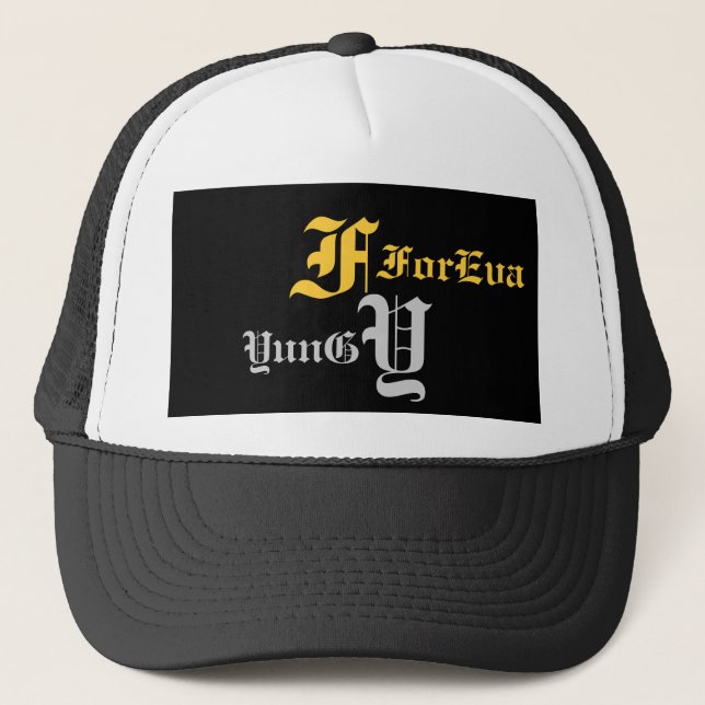 Casquette F, Y, ForEva, YunG (Devant)