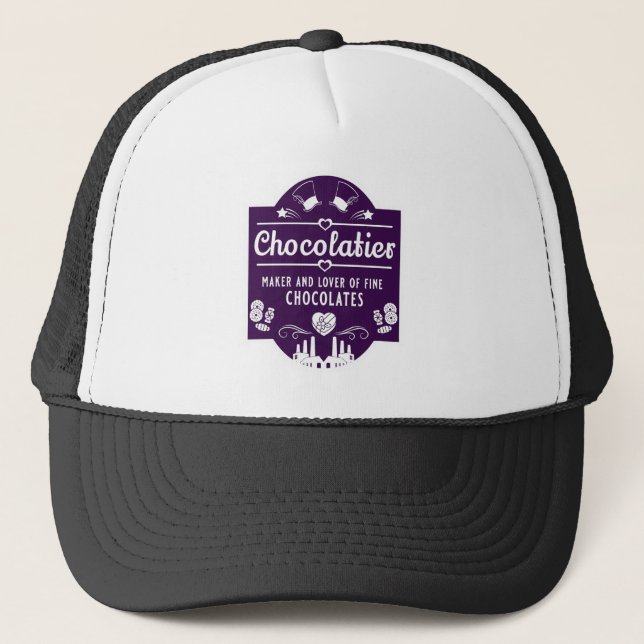 Casquette Fabricant de chocolatier (Devant)