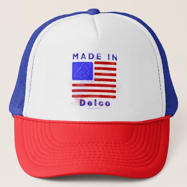 Casquette Fabriqué à Delco (Devant)