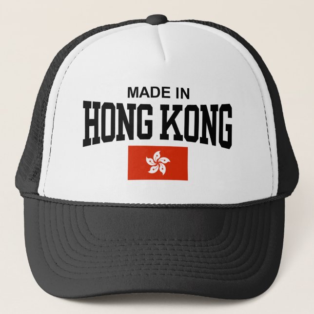 Casquette Fabriqué à Hong Kong (Devant)