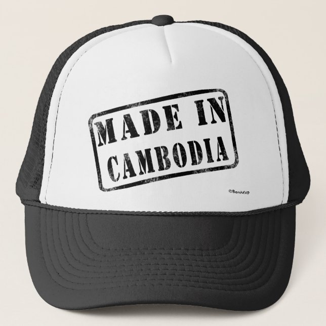 Casquette Fabriqué au Cambodge (Devant)