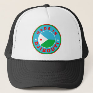 Casquette fabriqué dans le pays djibouti étiquette de produi