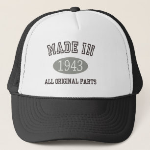 Casquette Fabriqué En 1943 Toutes Les Pièces Originales